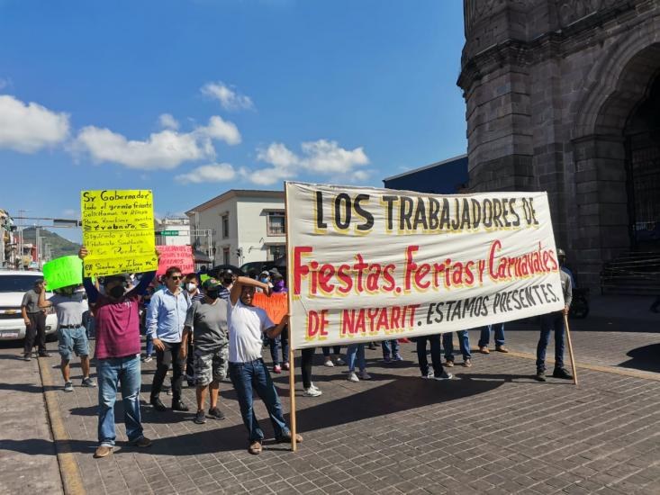 Trabajadores de fiestas, ferias y carnavales piden apoyo al Gobernador