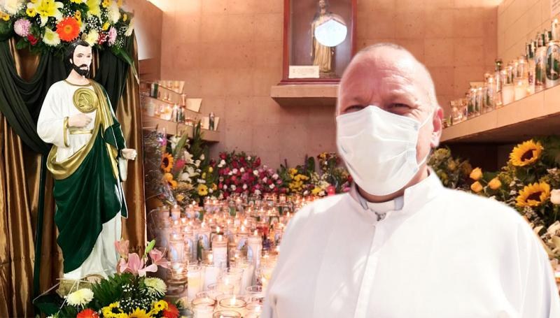 Así celebran los tepicenses a San Judas Tadeo en tiempos de pandemia