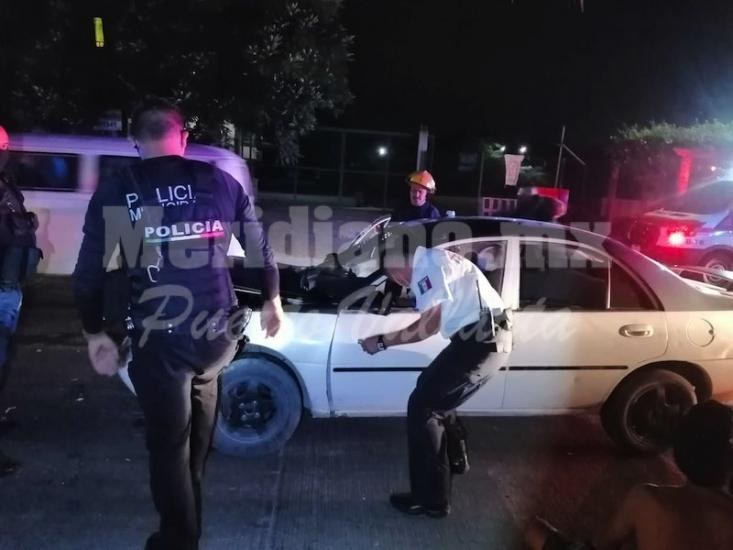 Brutal choque en avenida México de Puerto Vallarta