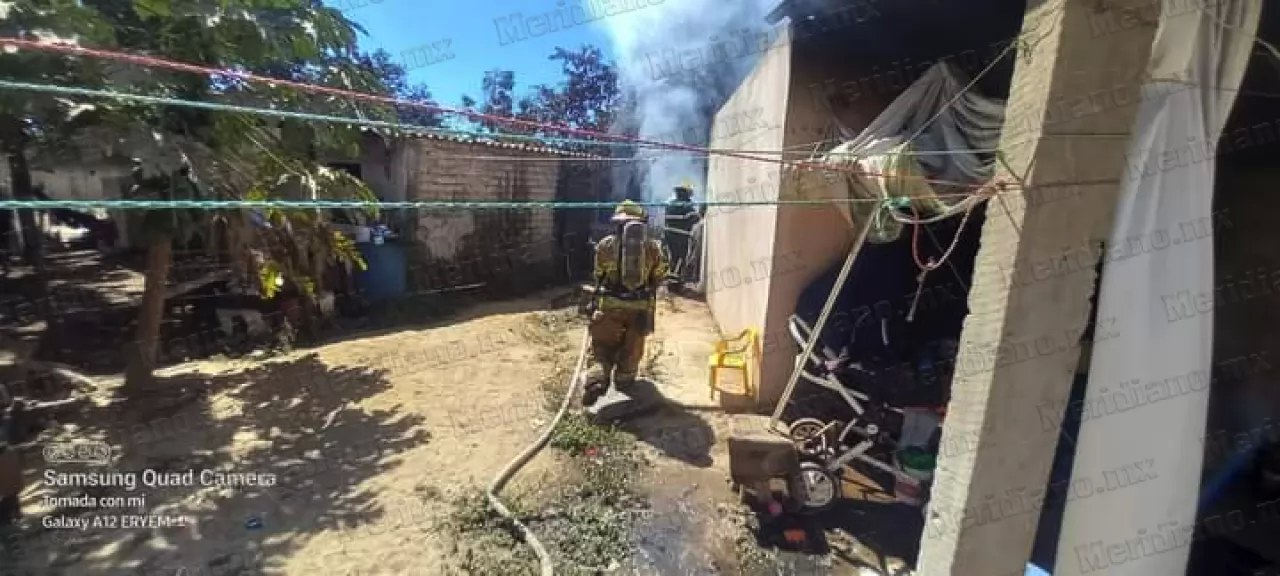 ¡se incendió una casa en bucerías!