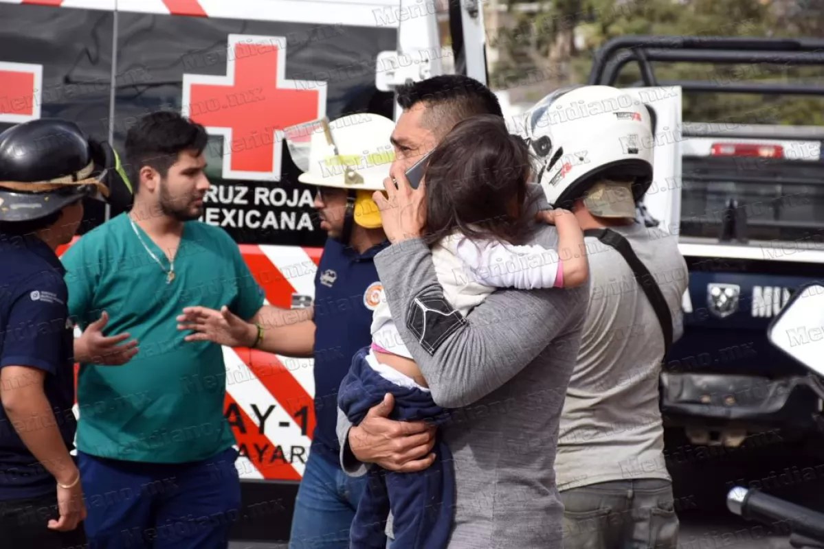 Cae barda y lesiona a 5 niños en Guardería Estrella de Mar
