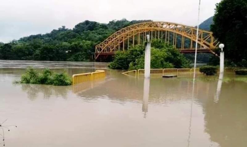 Rio Usumacinta baja pero aún se encuentra en nivel crítico: Conagua