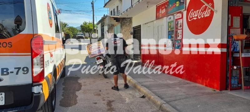 En la colonia el progreso… ¡camioneta atropelló a motociclista y huyó!
