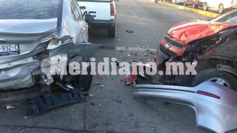 En el puente marlin…  ¡aparatosa carambola!