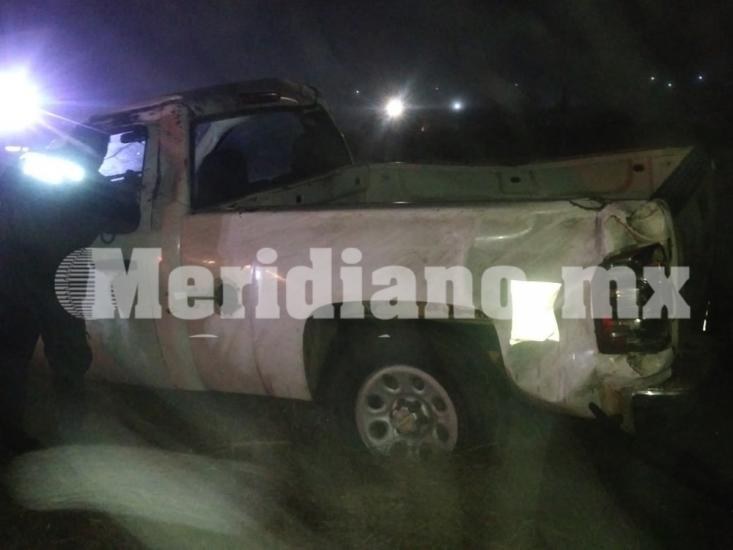 Encuentran patrulla volcada y abandonada