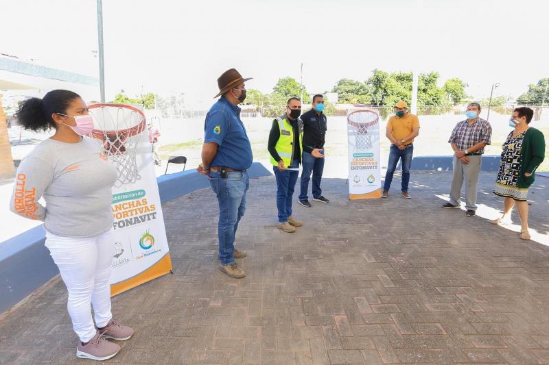 Gobierno de Dávalos Transforma las Canchas del Infonavit CTM
