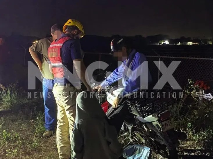 Motociclista cayó a un canal en \"San Juan de Abajo\"