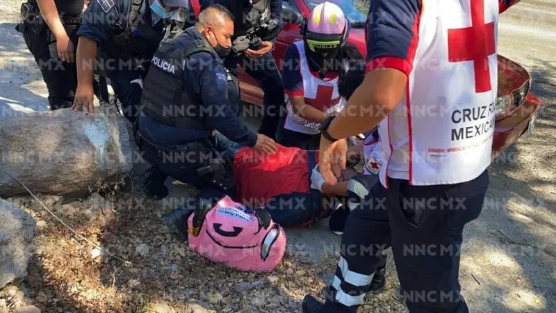 Puerto Vallarta. Se convulsionó mientras manejaba su moto