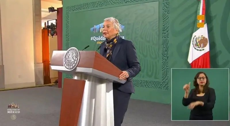 AMLO continúa recuperación y labores legislativas: Sánchez Cordero